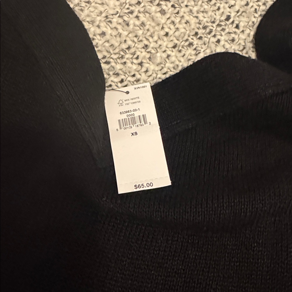 Banana Republic Black Knit Tank Top XS – NWT $65 - Picture 2 of 3
